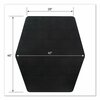 Es Robbins Game Zone Chair Mat, For Hard Floor/Medium Pile Carpet, 42 x 46, Black 121563